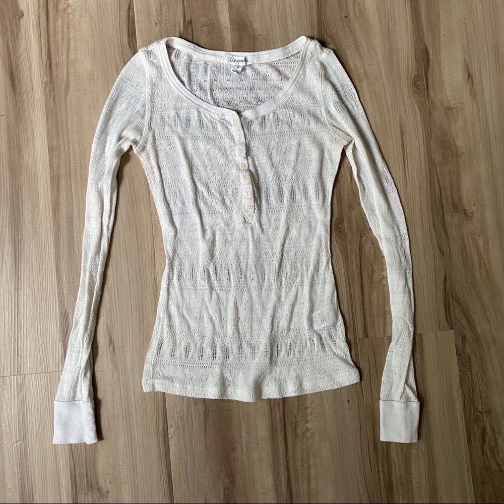 Fitted Henley Long Sleeve